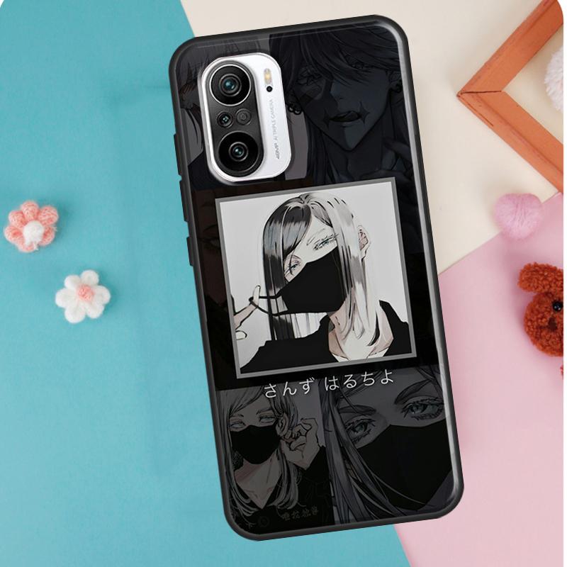 Sanzu Haruchiyo Tokyo Revengers Abdeckung Für POCO M3 M4 F1 F2 F3 X4 GT X3 Pro Fall Für Xiaomi 11T 10T 12 Pro 12X Mi 11 Lite