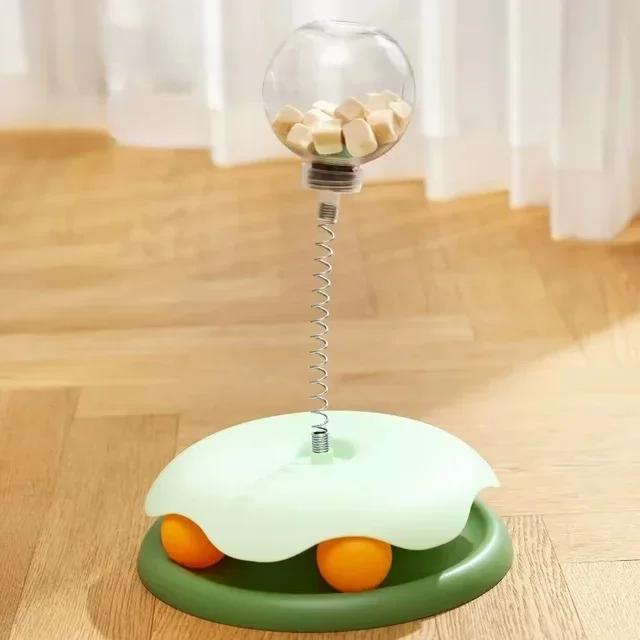 1pcs Cat Food Leaking Ball Pet Puzzle Toy Interactive Food Dispenser Ball Tumbler Treats Toy Slow Feeder Interactive Dogs Cats