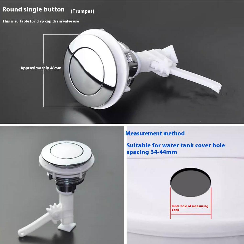 ABS Smooth And Sturdy Push Button Toilet Flush Replacement Toilet Push Button Flush Replacement