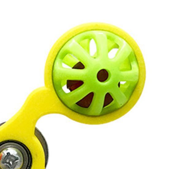 2 szt. Zestaw zabawek-spinnerów i grzechotek dla papug Interaktywna piłka-grzechotka Koło Zabawka dla papużek falistych Zabawki do klatki dla ptaków dla papużek falistych, konur, nimf Wzbogacenie Żucie Ćwiczenia