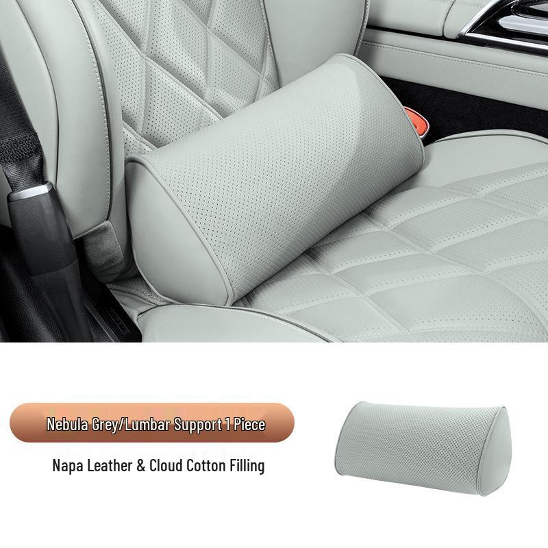 Maybach S-Class Bio-Cotton Car Seat Cushion Set with Headrest and Lumbar Support Pillow