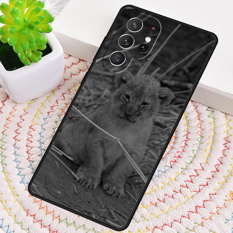 Lion Alpha Male Cub Soft Silicone Phone Case For Samsung Galaxy Note 10 Pro S26 S25 S24 S23 S22 S21 Plus S25Ultra Capa Cover