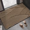 Modern Simple Bathroom Mat Water Absorbent Non-Slip Entrance Carpet Household Striped Living Room Entrance Diatomaceous Earth Durable Foot Mat