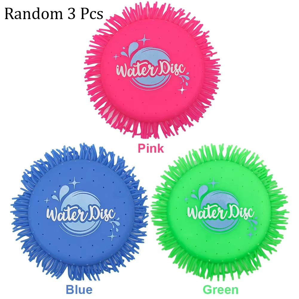 

Random 3 Pieces Splash Toy Water Toy Flying Spin Toy for Adults Park Beach and Backyard Games