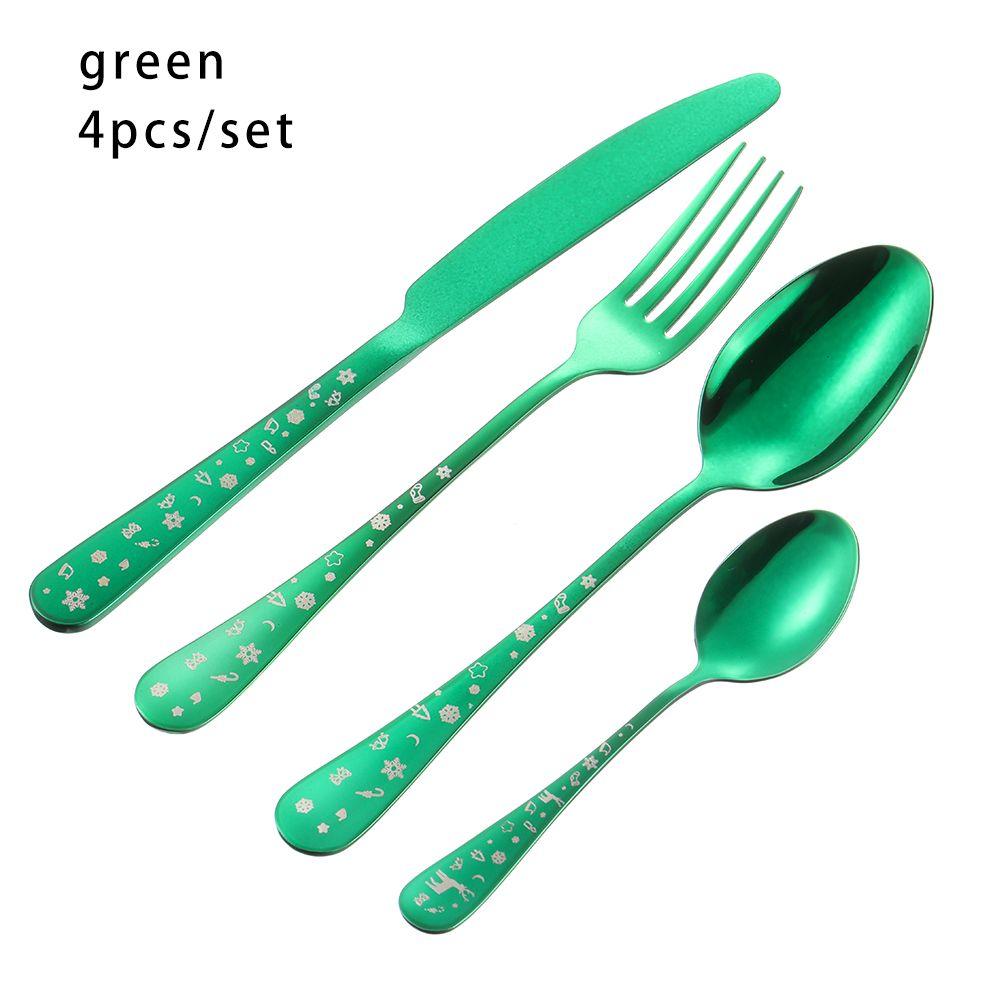 4 unids set Universal espesado Simple Color puro 430 Vajilla 4 unids set Universal espesado Simple Color puro 430 Vajilla
