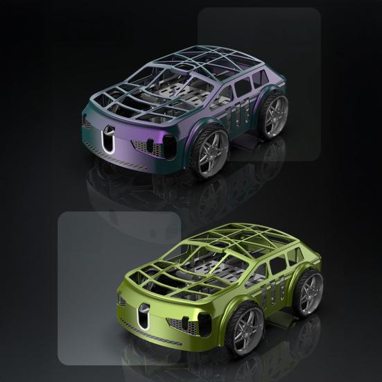 2-In-1 Remote Mini RC Flying Car with Control Drone Car Toy LED Lights Easy Fly Remote