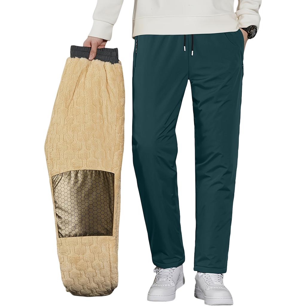 Men's Fleece Casual Drawstring Straight Sweatpants