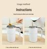 Rechargeable Smart Magnetic Protein Shaker Cup with Automatic Stirring