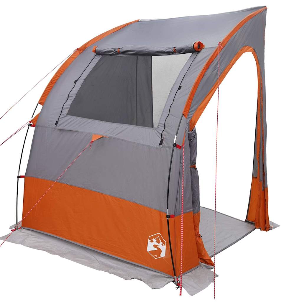 Heckklappenzelt für 194 x 180 x 210 cm Grau und Orange