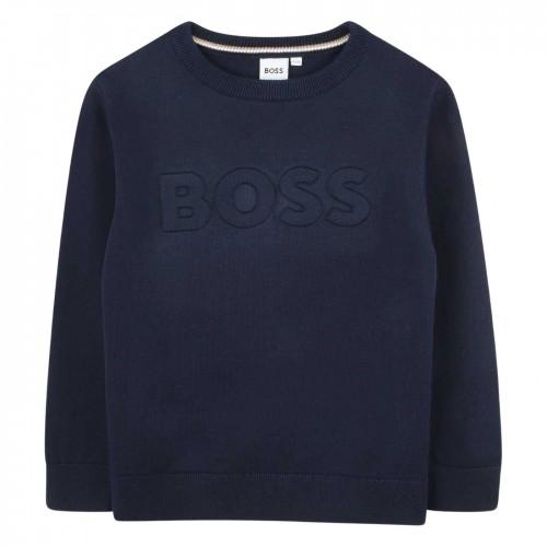 Boss Childrens/Kids Logo Crew Neck Sweatshirt