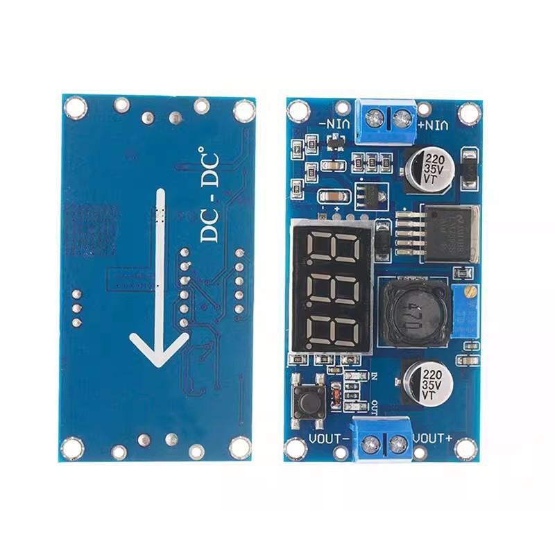 Lm2596 Lm2596S Power Module Led Voltmeter Dc-Dc Adjustable Step Down Power Supply Digital Display 24V To 12/5/3.3V