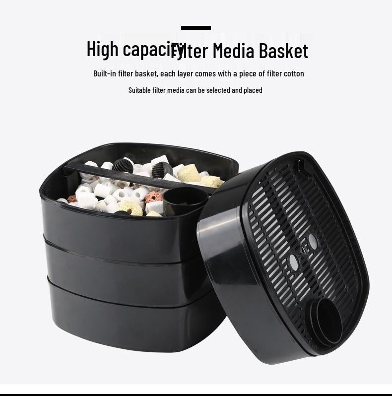 Sensen HW-3000 Variable Frequency External Aquarium Filter for Large Tanks