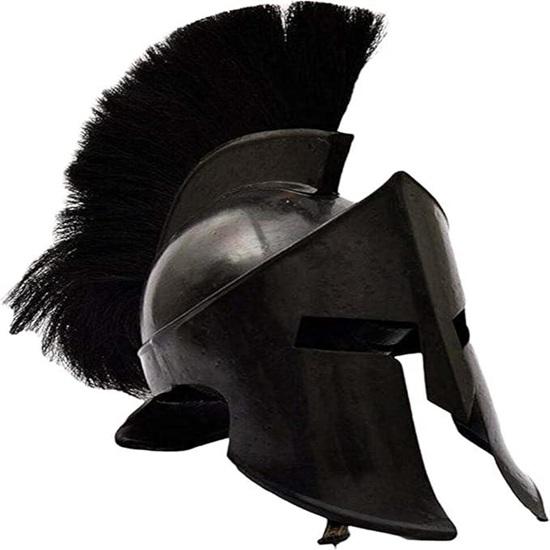 Spartan Helmet King Leonidas 300 Movie Steel Armor Cosplay LARP Wearable Display Helmet
