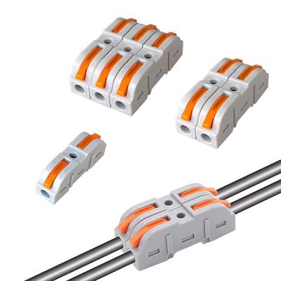 Schnellverbinder elektrische Kabelverbinder Universal Kompakte Spleißverdrahtung Kabelverbindung Einsteckklemmen