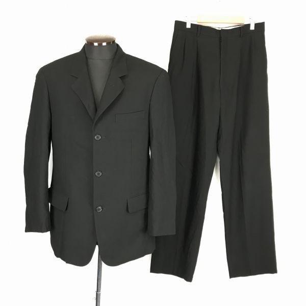 

Б/У/CHARLES JOURDAN Сделано в Японии Комплект костюма-одинарки Шерсть Черный Мужской M Формальный