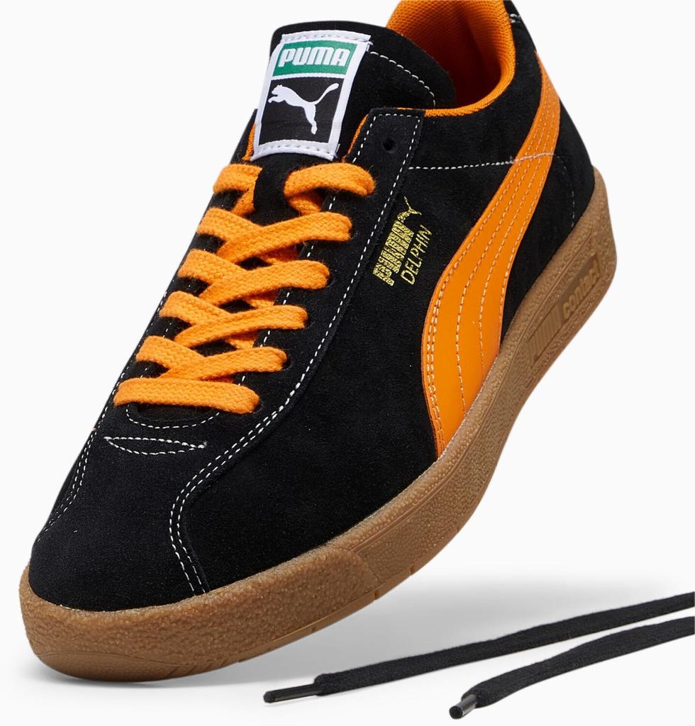 Tênis Puma Delphin (390685) preto/torta de abóbora