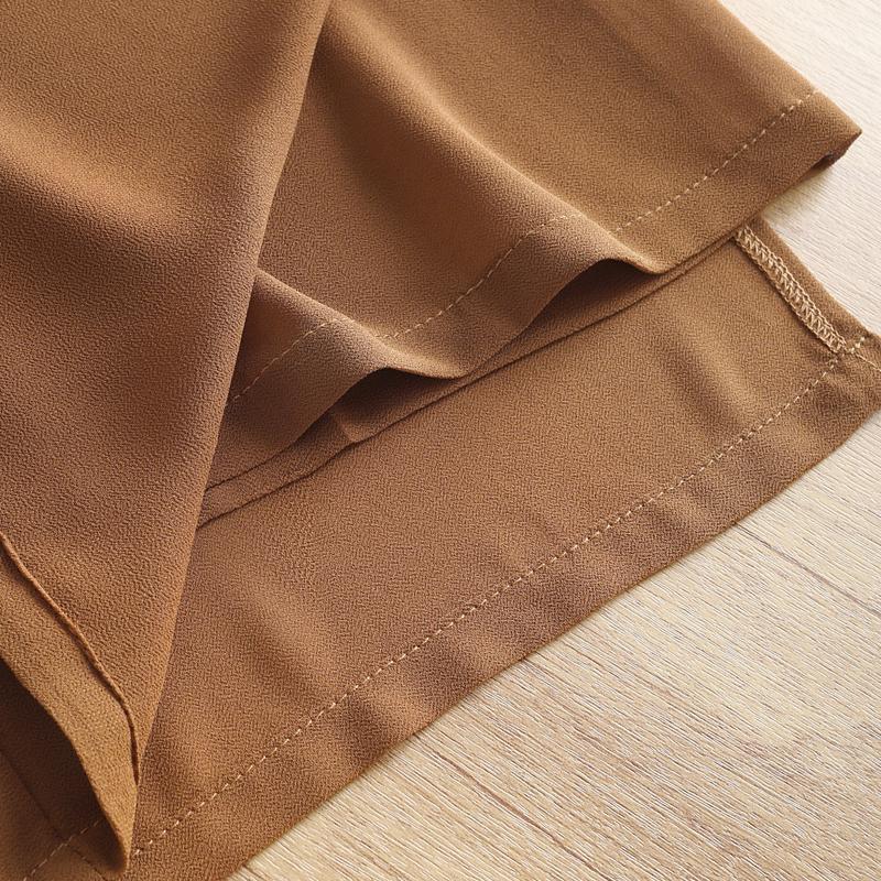 Elegant Summer Chiffon Wide Leg Pants Women Fashion Summer High Waist Pants Vintage Clothes