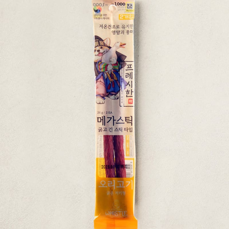 

[Pet] Whistle Fresh Jerky Mega Stick Duck Meat 26 G