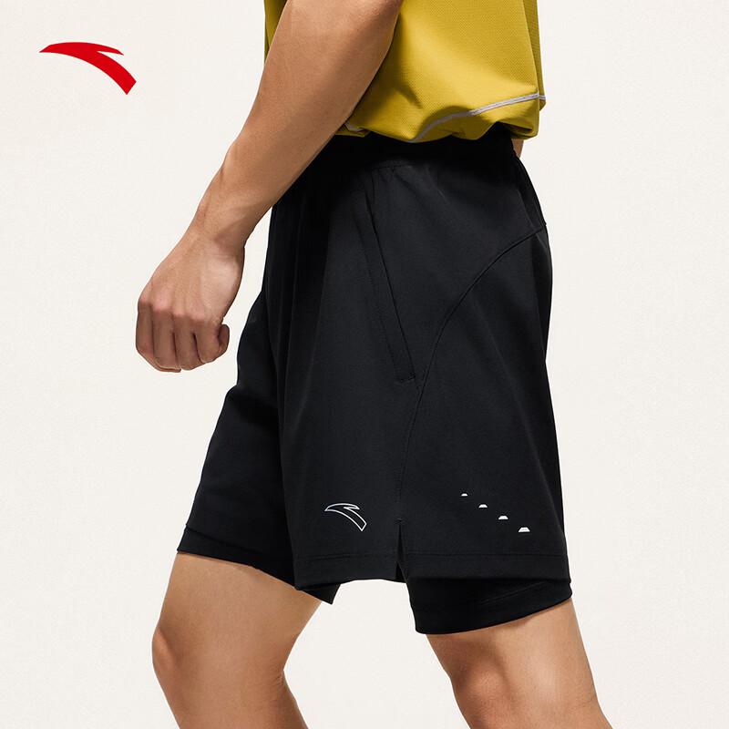 Anta Men s Quick-Dry 2-in-1 Running Shorts 175/L