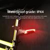 Fahrradzubehör Meilan X5 Rücklicht Fahrrad Fernbedienung Kabelloses Licht Blinker LED-Strahl USB-aufladbar Fahrrad Rücklicht
