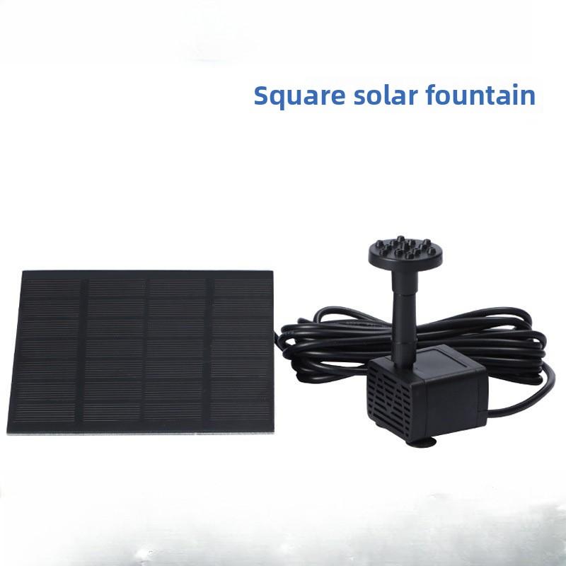 Solar Power Storage Automatic Fountain Outdoor Floating Garden Landscape Square Luminous Courtyard Swimming Pool Music Fountain Light