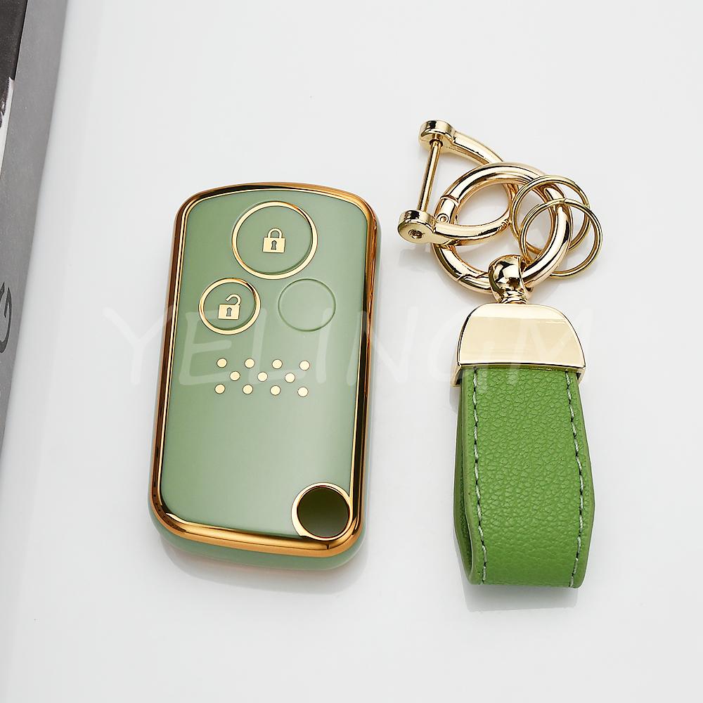 2 3 Buttons Soft Tpu Shell Fob For Honda Fit Jazz Shuttle Gp2 Spada Stepwgn Rg1 Freed Spike Ge6 Car Case Key Cover Fob Keychain