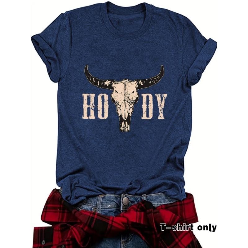 Women's Round-neck Short-sleeved Printed Summer New Comfortable T-shirt