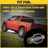 For 2004-2012 Chevrolet Colorado Door Handle Exterior Outside Rear Driver Side
