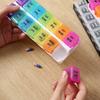 New Hot Weekly Large 14 Grids Pill Case Box Removable Storage Box for 7 Days A Week, Pill Dispenser, Medicine,Vitamins,fish Oils