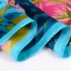 [BYSIFA] Winter  Silk Scarves New Accessories Ladies Green Cheap Head Scarves China 90*90cm Floral Hijab Scarves Wraps