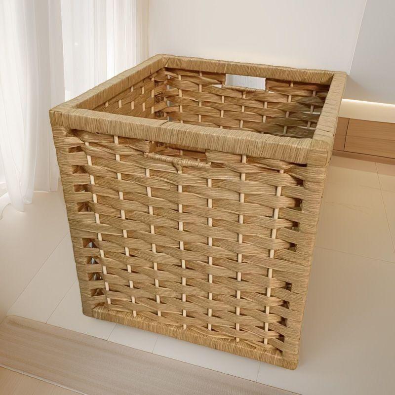 Rattan Style Woven Storage Box with