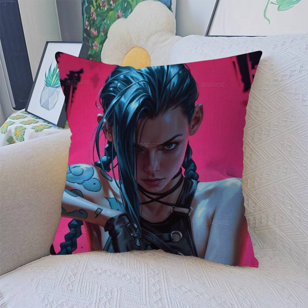 A-Arcane L-League Of L-Legends Pillow Cover Design Cushion Cover Decor Holiday Decorati