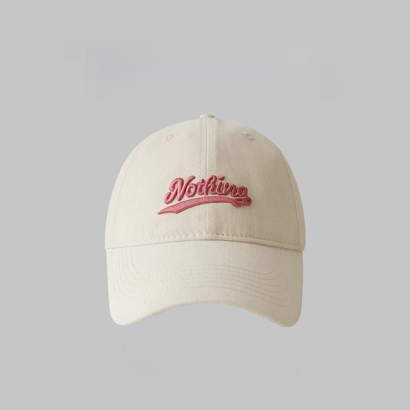 

Fashion Embroidery Letter Women Baseball Caps Solid Color Spring Summer Sun Hats Adjustable Outdoor Lady Sunscreen Peaked Hats adjustable