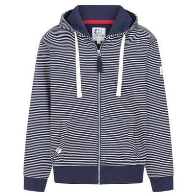 Lazy Jacks Mens Striped Full Zip Hoodie