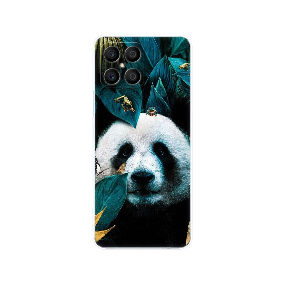 Husa pentru Honor X8 Husa din spate pentru HonorX8 Husa Honor X 8 Husa transparenta pentru telefon Geanta de protectie Tpu Husa din silicon moale Bara de protectie