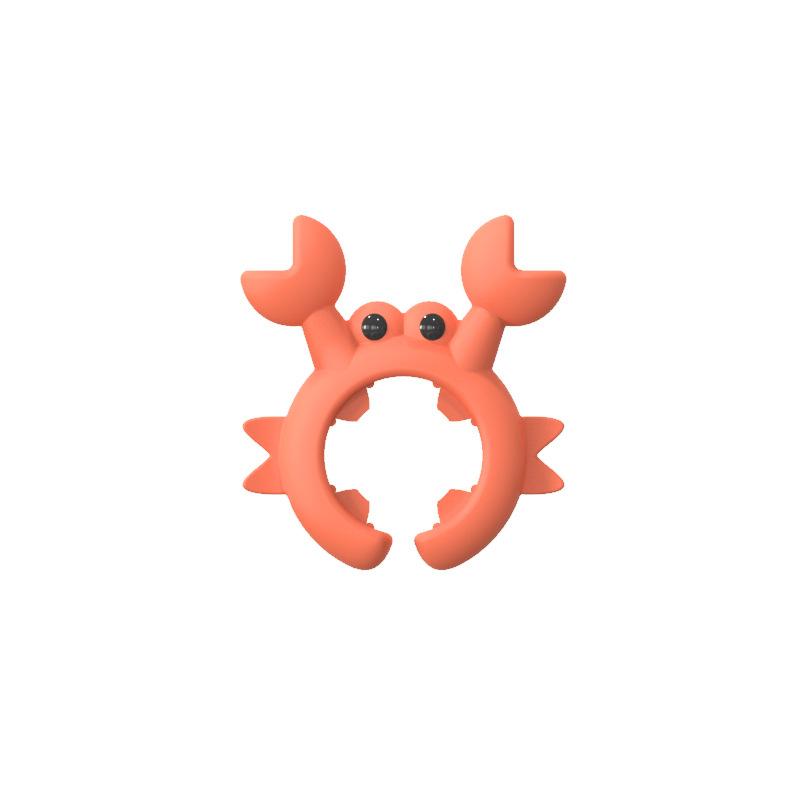 1/2/4Pcs Silicone Spatula Rack Crab Shape Anti Overflow Pot Holder Adjustable Anti-Scalding Cooking Pot Clip Kitchen Gadgets