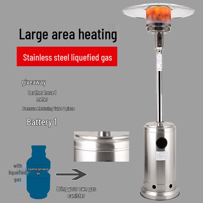 Umbrella Gas Heater: Outdoor LPG Fire Pit & Commercial Natural Gas Heater