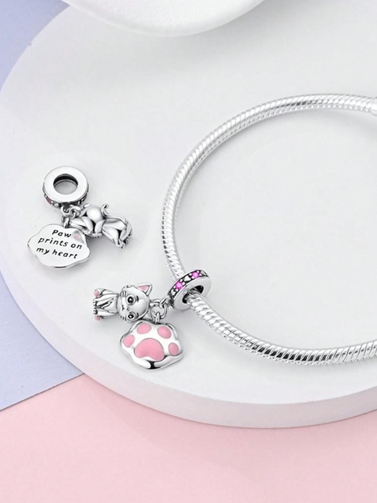 Charms Plata Cat Peacock Turtle Beads Charm Copper Plated Fit Charms Copperoriginal Bracelet For Jewelry Making Diy Charm