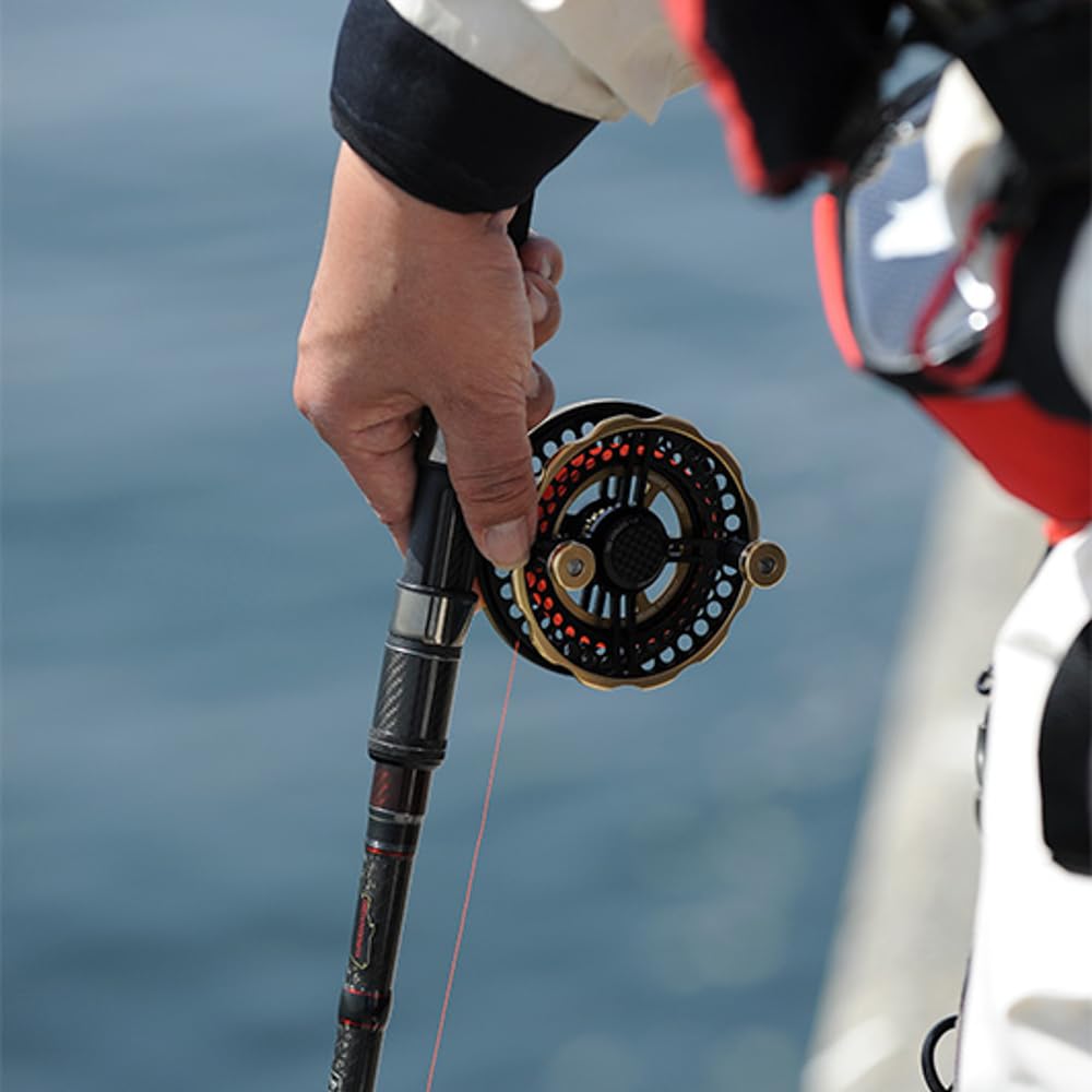 Kurodai Kobo Kurodaishi THE ATHLETE Hechi (Athlete Hechi) Hechi Reel 90W-TG (Titanium/Gold)
