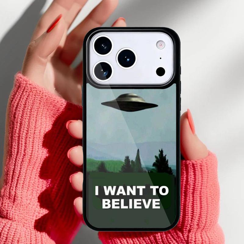The X Files TV Series Bumper Phone Case for iPhone 17 Air 16e 15 14 13 Pro Max Back Cover for 12 11 Pro Coque