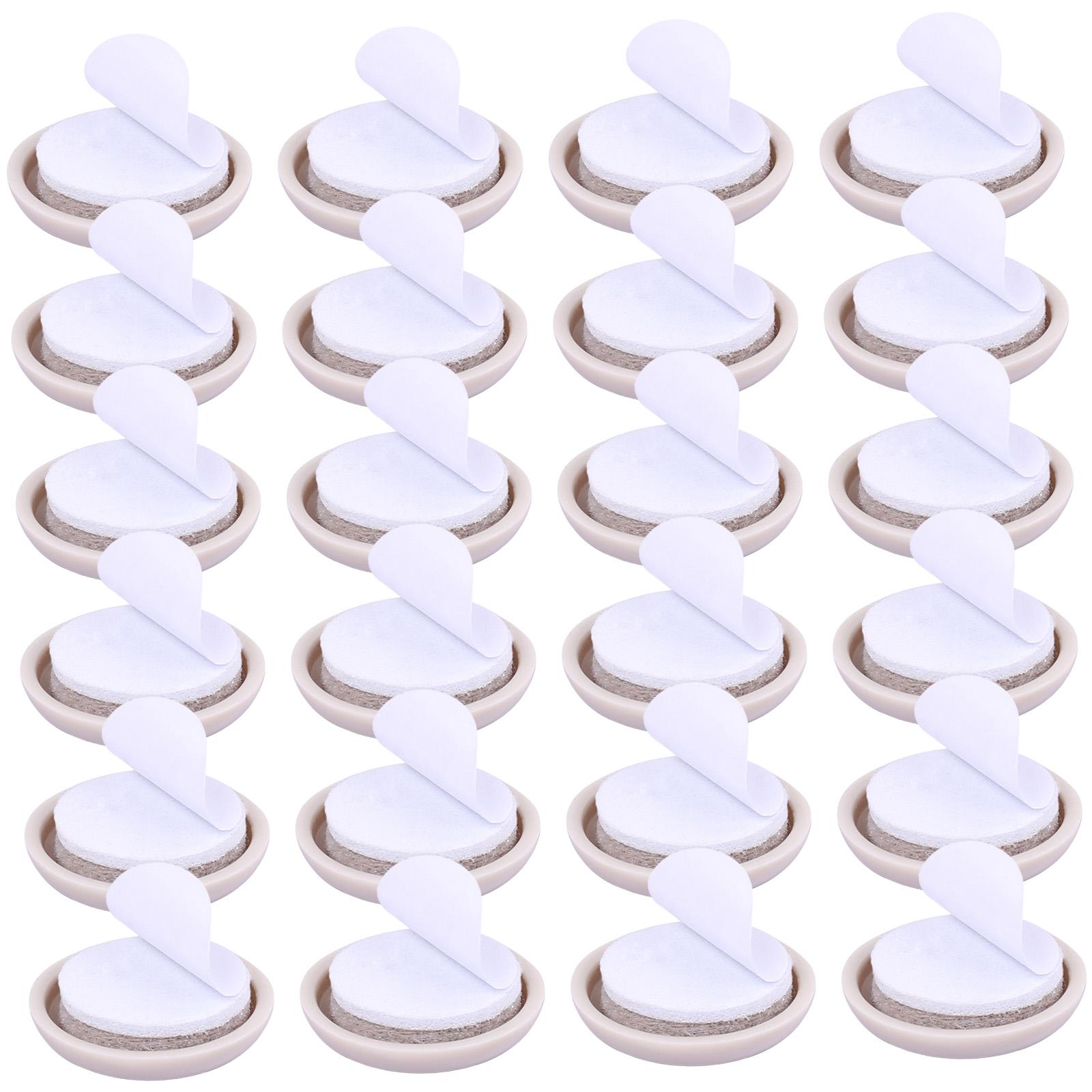 

24pcs Silents Without Slip Table Leg Pad Floor Protectors for Home and Office Use with Easy Installation Designs A
