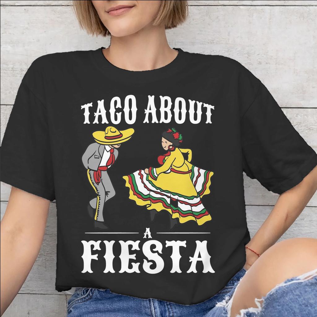 Fiesta Squad Cinco De Mayo Graphic Printing T Shirt Men Women 100 Cotton Tee Shirt Clothing