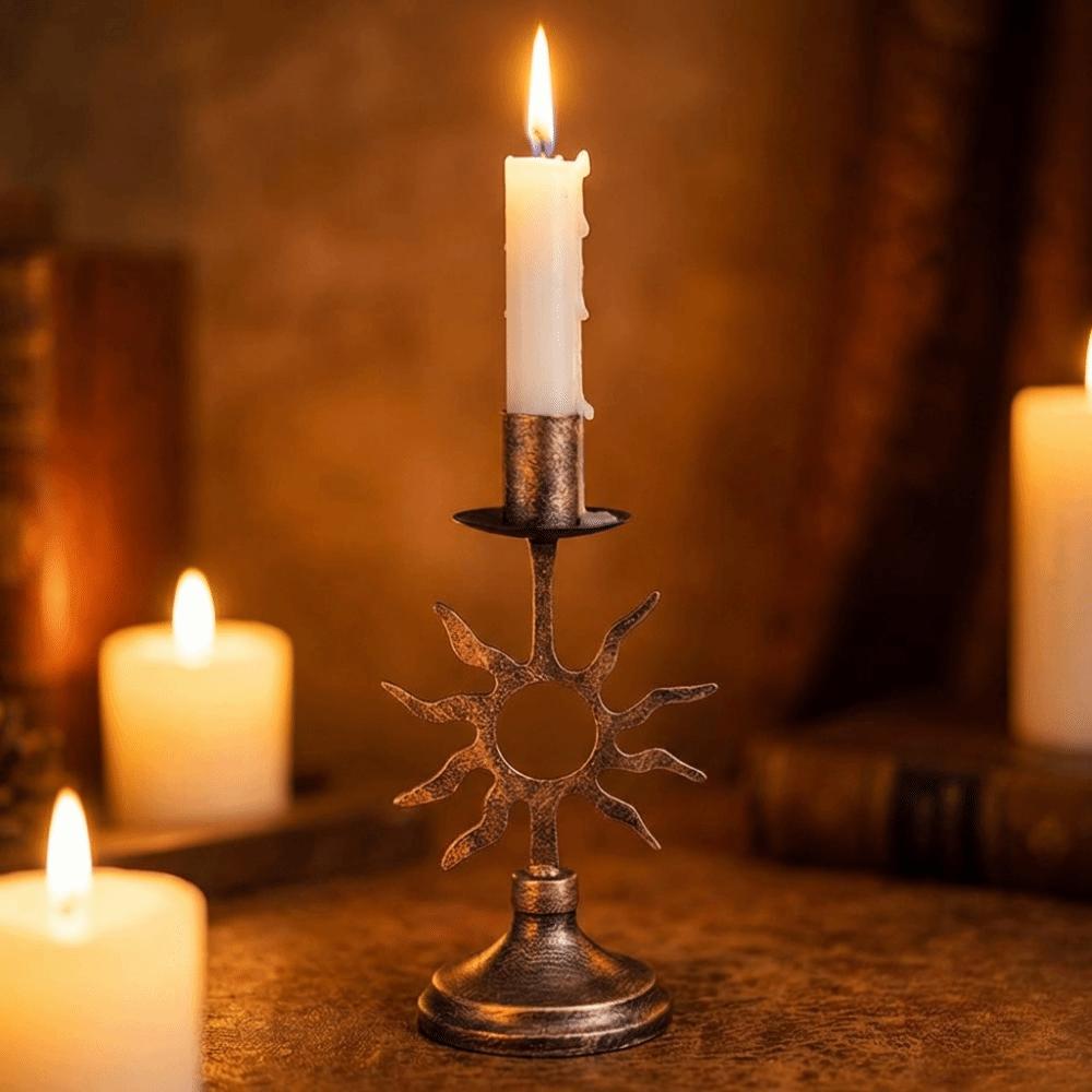 Vintage Stars Candle Holder Handicraft Hollow Candle Holders Modern Candle Stand  Dining Table