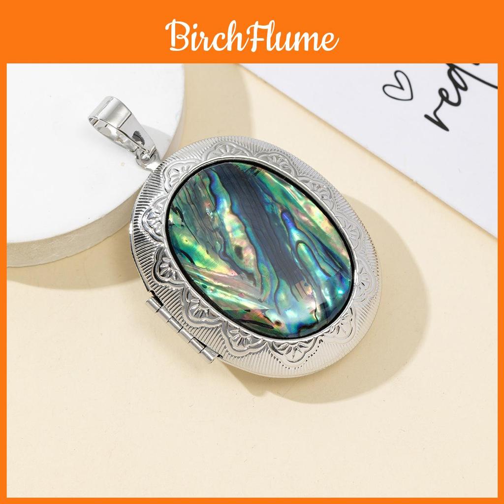 Shell Pendant With Electroplated Finish For Jewelry Making And Gift