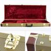 Electric Guitar Hard Shell Case Professional with Security Lock Metal Feet