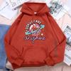 Donut Care Mararon Niedlicher Grafik Damen Hoodie Harajuku Vintage Hoodies Bedruckt Hip Hop Übergroßer Hoodie Mode Weibliche Streetwear