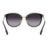 Burberry Elegant Socialite Holiday Travel Edition Round Sunglasses Women sunglasses Black 0BE4289D-30018G