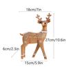 Christmas Reindeer Statue Tabletop Figurine Compact for Office