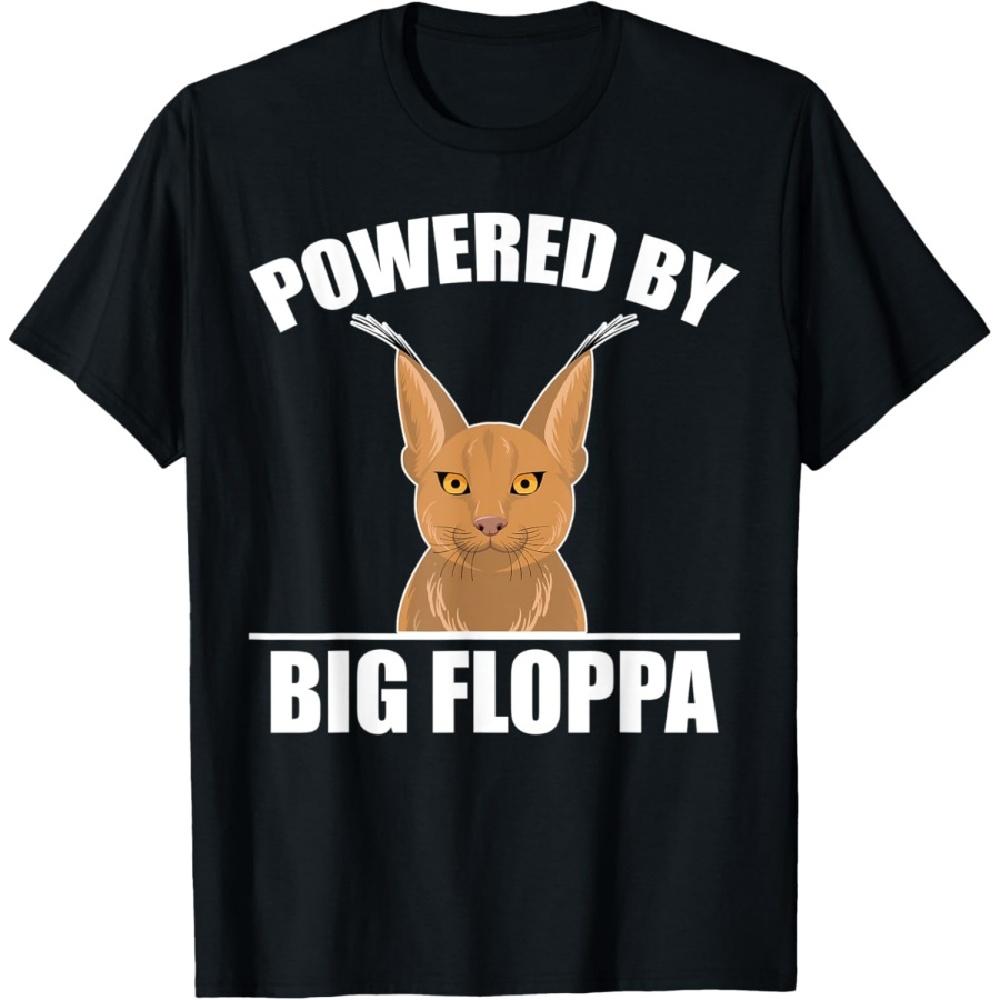 

Big Floppa Caracal Cat Meme Powered By Big Floppa Men Women Kids T-Shirt XXXXXL чорний