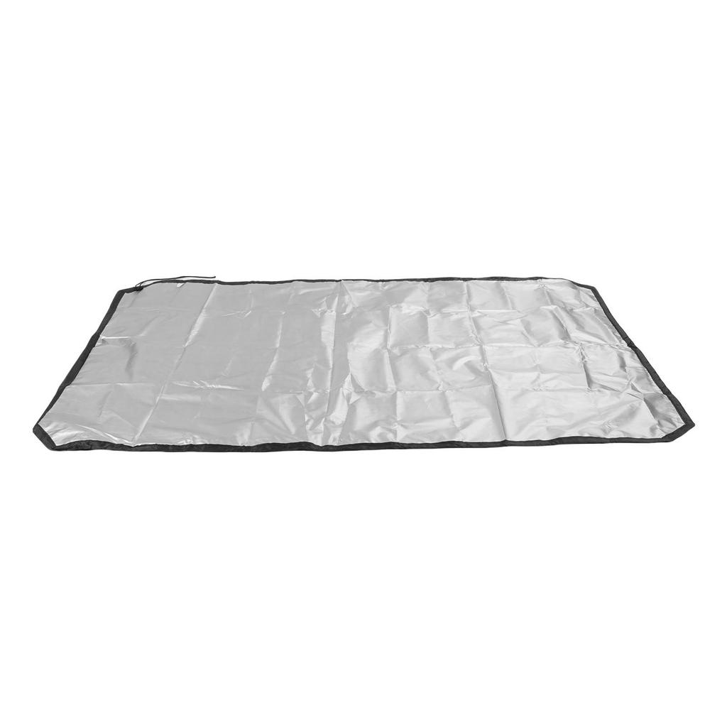 Car Roof Box Cover Cargo Rack Water Rain Dust Proof for SUV Outdoor Travel 210D Silver Coated Oxford Cloth